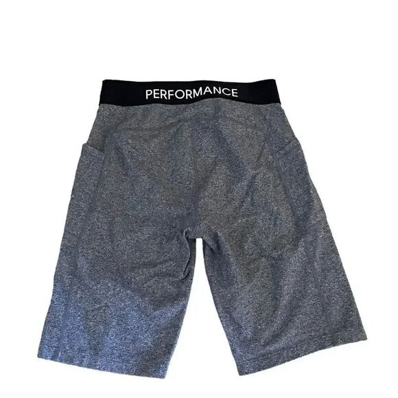 2 for $30 Calvin Klein Stretch Women’s Gray Black Training Shorts SZ M #1256 - Picture 3 of 9